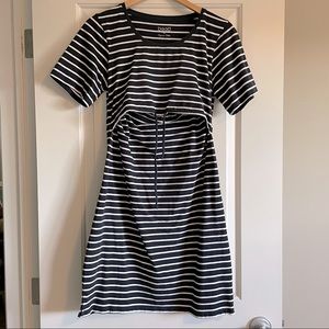 Boob maternity and nursing dress